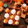 2025 Halloween Tree Pumpkin Hanging Pendant 12Pcs/set Christmas Pumpkin Ball Ornaments Farmhouse Fall Holiday Atmosphere Props
