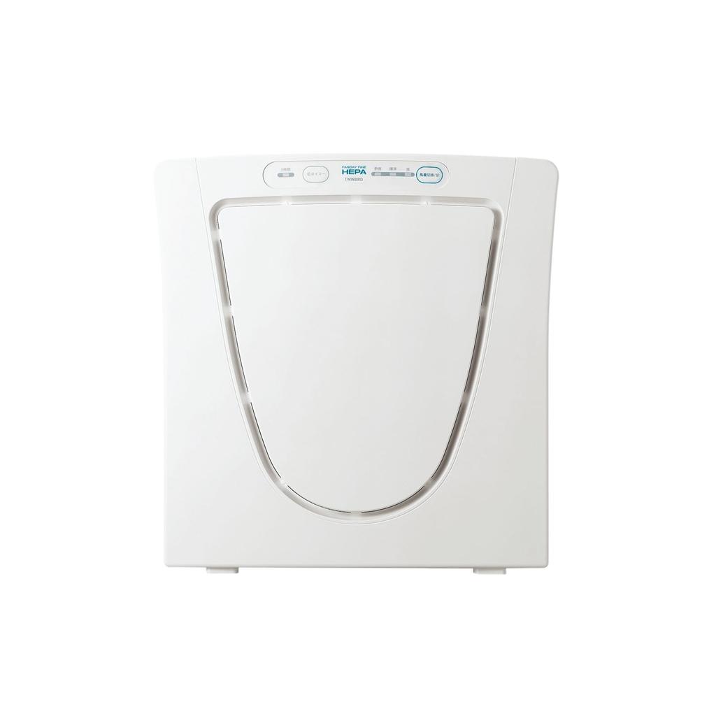 Twin Bird Air Purifier 12 Tatami HEPA Deodorizing 3 Level Power Switching White AC-4238W