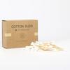 1 Box Cotton Swab No Lint Loss Disposable Double Head Design Soft Cleaning Colorful Round Pointed Head Makeup Swab Home Supply