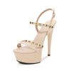 Fashion Sexy 15CM Stiletto Heels Crystal Platform Night Club Sandals Car Model Dance Professional