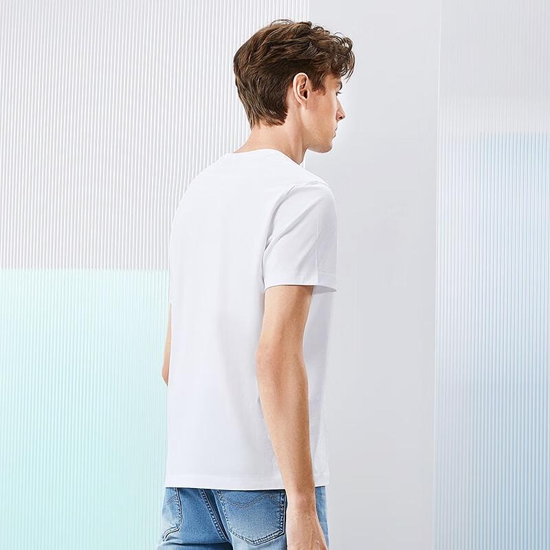 Qipai Men s 5A Antibacterial 2A Anti-Mite Cotton Short Sleeve T-Shirt 2XL