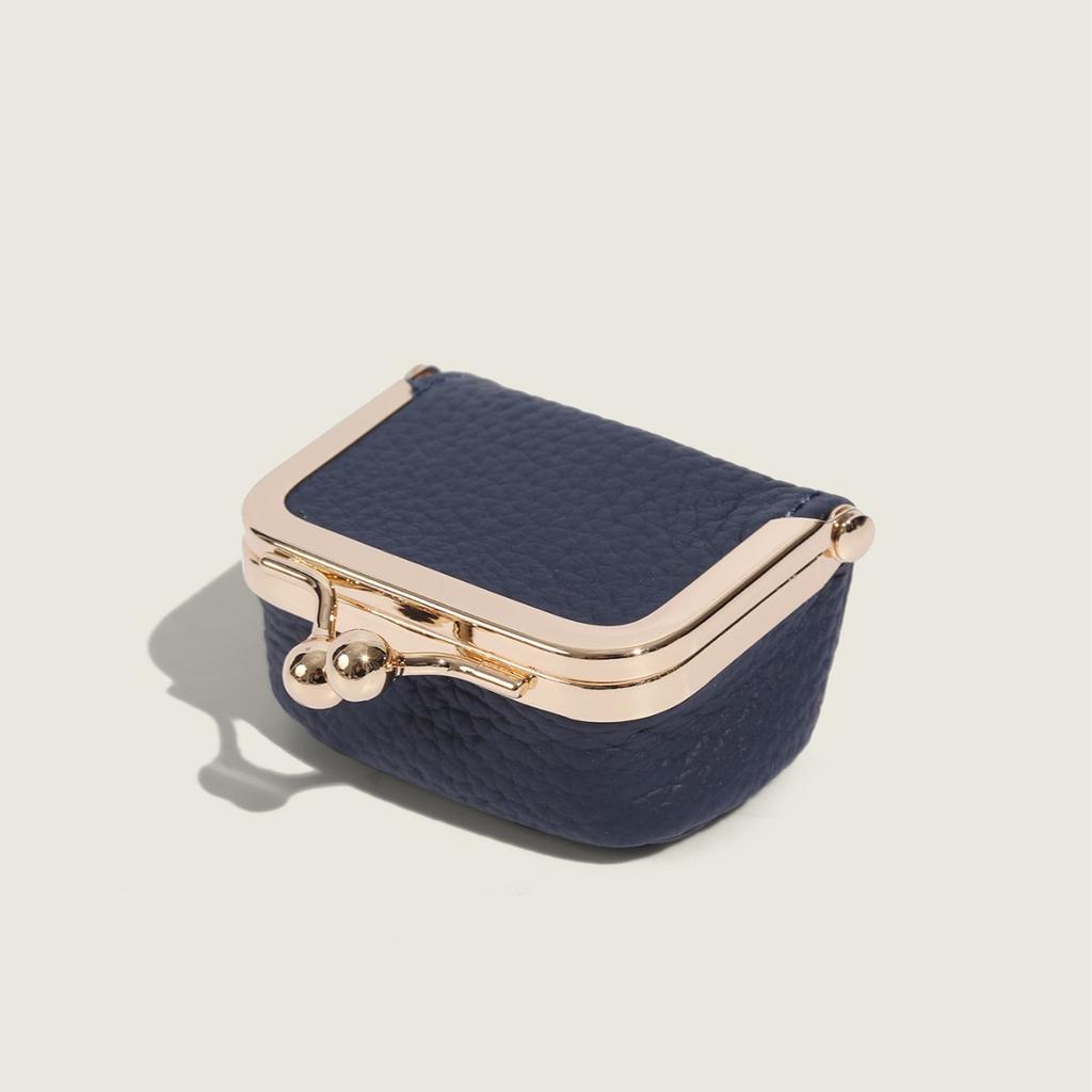 Neue kleine goldene Tasche Ring Ohrring Schmucktasche Kopfhörer Münzaufbewahrung Schmucktasche Mini Münzgeldbörse