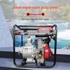 192F 6-Inch Diesel High-Flow Self-Priming Water Pump for Agriculture, Irrigation, Greenhouses, and Fish Ponds