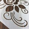 15*15cm Rose Blume DIY Schichtung Schablonen Wand Malerei Diy Sammelalbum Färbung Präge Album Dekorative Karte Vorlage