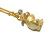 Palnart Poc Rabbit Necklace, "Lop-Eared Rabbit" - Cute Animal Accessory, Birthday Gift, Merchandise, Popular Women's Item