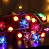 LED Light String Christmas Tree Snowflake Light Star Light String Color Light Outdoor Atmosphere Decoration Festival Site Layout