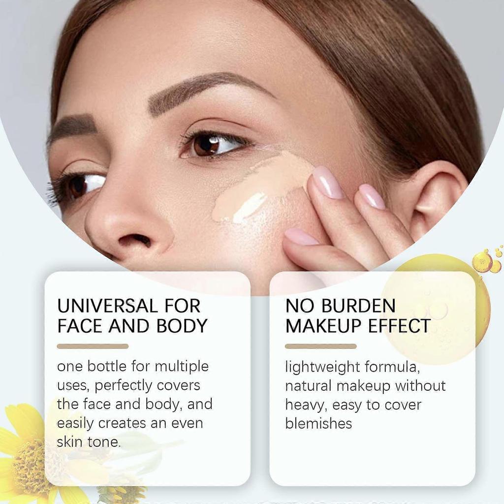 Zephoco Medium Skin Lasting Concealer Lightweight Moisturizing Brightening Matte Clear Oil Skin Dry Skin