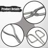 Crucible Tongs Melting Plier Holder Furnace Metalworking Tool for