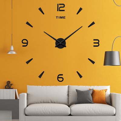 Wanduhr Moderne Acryl Spiegel Wanduhr Aufkleber DIY Rahmenlose Uhr Für Wohnzimmer Schlafzimmer Büro Hotel