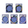 Mother's Day Card Bracelet Colored Natural Stone Crystal Beaded Elastic Bracelet Free Mom Bracelet