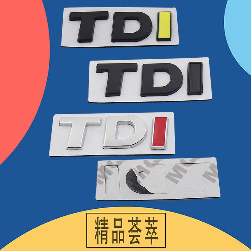 3D Premium Turbo Direct Injection TDI for car Hood Fender trunk Rear Bonnet Nameplate Decal Emblem Badge Sticker