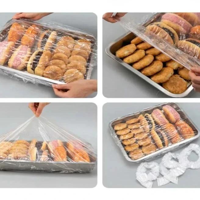 Kuchyňský doplněk Plastová úložná nádoba Průhledná Elasticita Ziplock sáčky 10/20ks. Prachotěsný Pytel s Vysokou Průhledností Domov