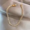 Women Geometric Waterdrop Cubic Zirconia Bracelet Elegant Hand Jewelry