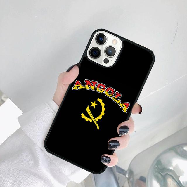 Angola Flag Phone Case Cover For iPhone 17 Air 15 Pro MAX 16 Plus 14 12 11 13 Coque