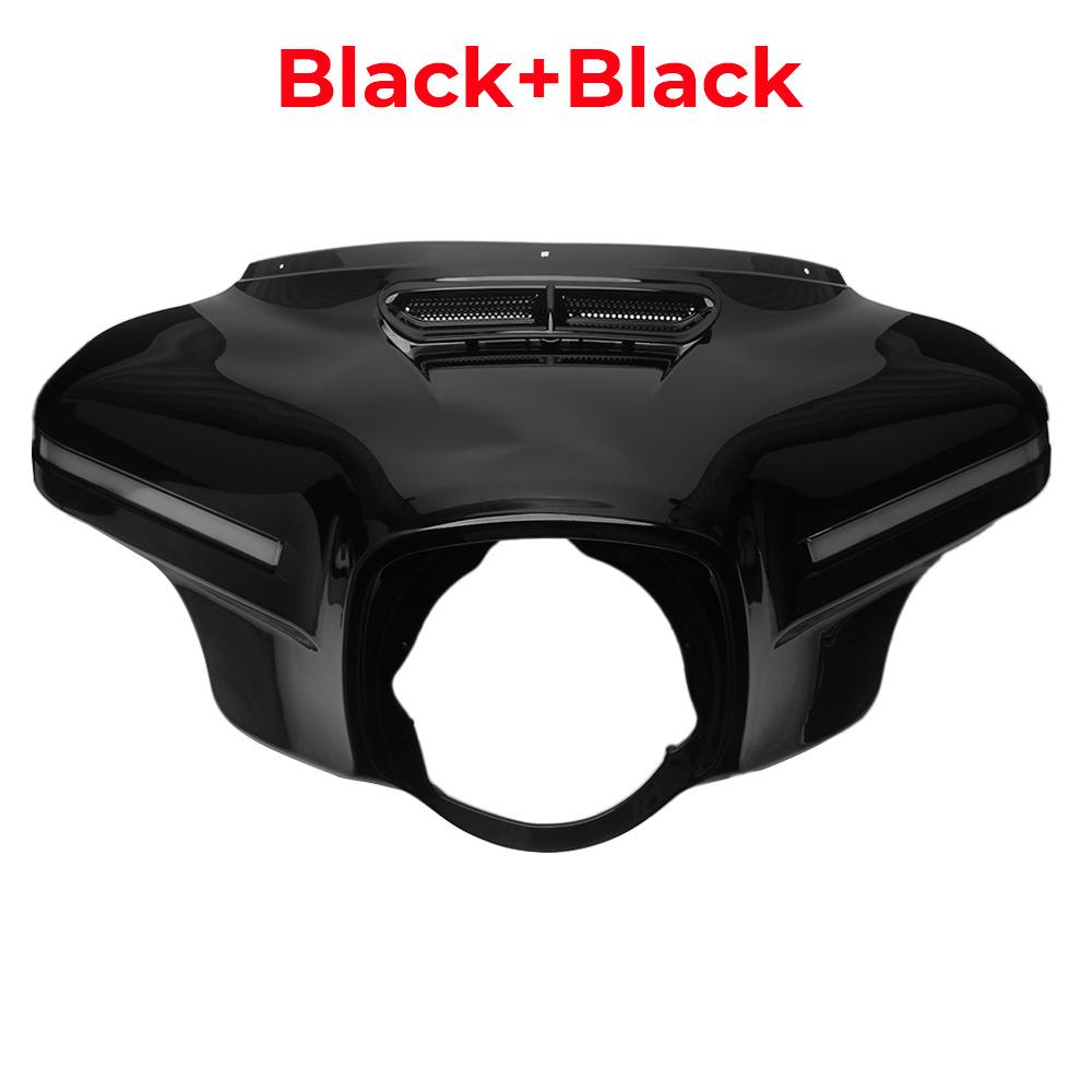 

Передний верхний внешний обтекатель Летучая мышь со светодиодной подсветкой, АБС-пластик, Мотоцикл, Для Harley Touring Street Glide Special FLHXS 2014-2023