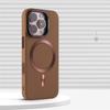 Luxury Alloy Lens Holder Slim Magnetic Hard Case For iPhone 16 15 Pro Max 14 13 For Magsafe Wireless Charge Solid Color Cover