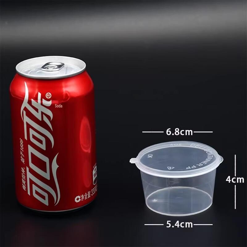 

Disposable Connected Sauce Containers with Lids