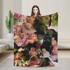 Wicked 2 Musical Movie Poster  Blankets Elphaba and Glinda Warm Plush Throw Blanket For Outdoor Flannel Bedspread Bed Cover