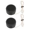 2 Pcs Car Tweeters 97dB 500W Dome Interior Stereo Audio Loudspeaker with Base for Sound System