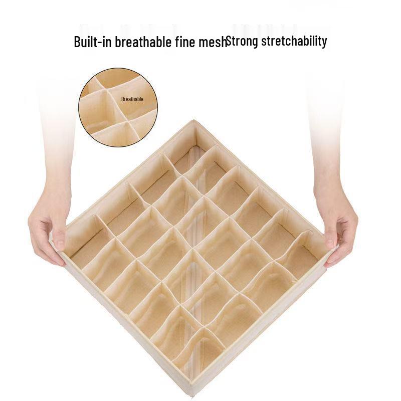 Multi-compartment Non-woven Underwear & Socks Storage Box Set