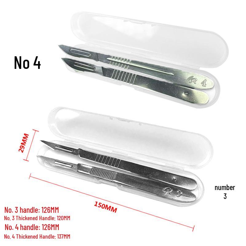 Handcrafted Carving and Art Knife with Handle - Ideal for Veterinary Practice and Industrial Use