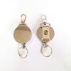 4cm All-Metal Steel Wire Anti-Theft Retractable Nylon Keyring