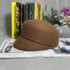 Ins Autumn and Winter Face Small Wool Duck Tongue Knight Hat Woolen Painter Hat British Fashion Temperament Hat, Beret