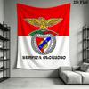 S.L. Benfica LOGO Wall Hanging Printed Fabric Blanket Decorative Tapestries for Bedroom Living Room Home Decor