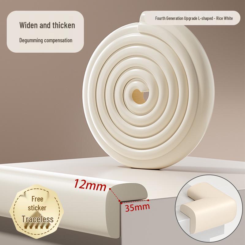 Children's Non-Toxic Soft Corner Guard - Eco-Friendly Anti-Collision Edge Protector for Tables and Walls