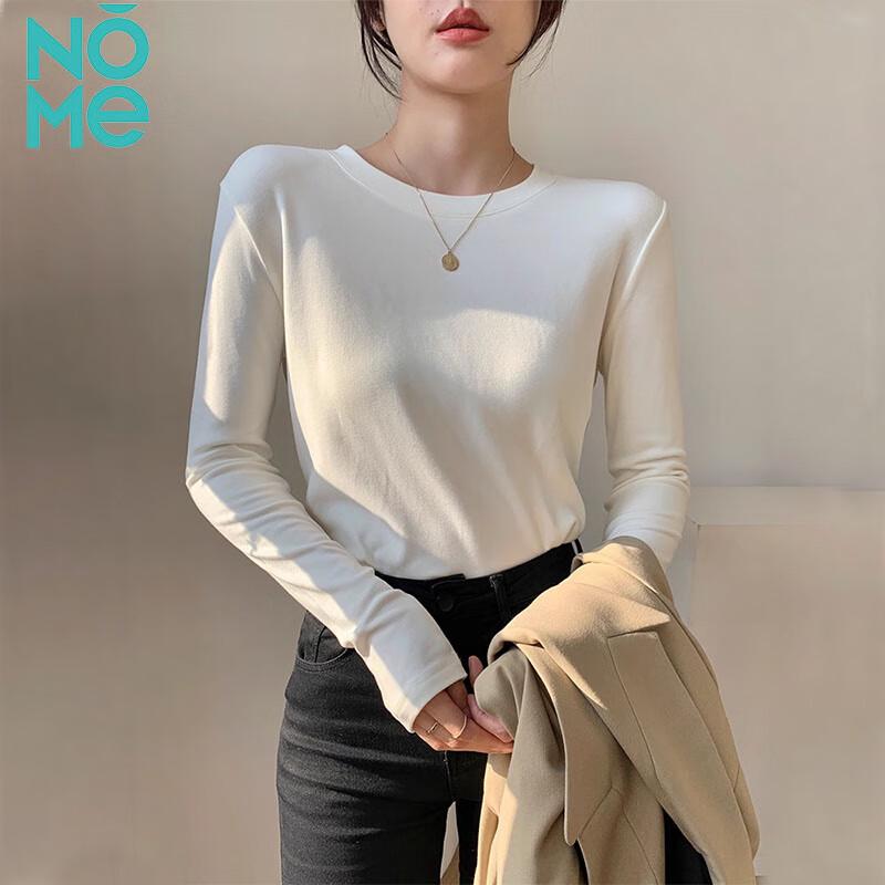 NOME Women s Slim Fit Long Sleeve Mock Neck Baselayer Top L