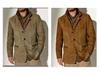 Spring/Autumn Men's Retro Patchwork Jacket - European/American Style Casual Lapel Coat
