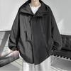 2024 Unisex Waterproof Windbreaker: Black Outdoor Jacket for Autumn & Winter