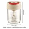 Clear Rotating Blender Mug 300ml Protein Shake Bottle Self Mixing Coffee Mug  Household