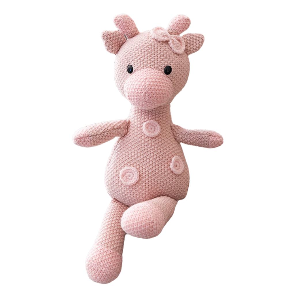 

Soothing Texture Knitted Animal Plush Toy Kawaii Style Soft Stuffed Plush Toy Children s Gift Style 3