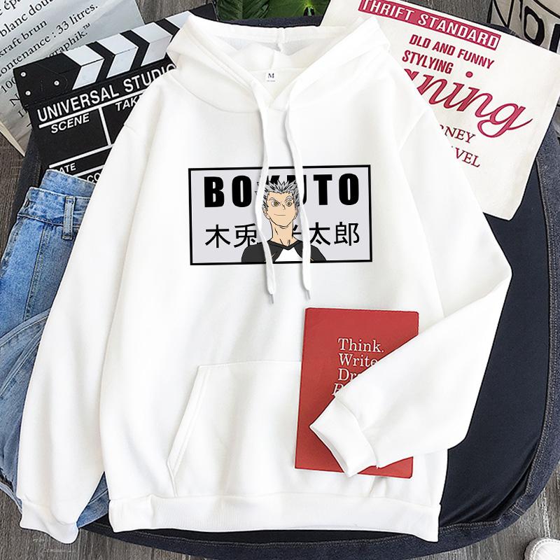 Kotaru Bokuto Haikyuu Anime Hoody Sweatshirts Women/Men Harajuku Manga Volleyball Junior Winter Warm Casual Long Sleeve Hoodies