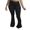 Herbst Damen Mode Sexy Lange Hosen Lässig Schlank Fitness Einfarbige Skinny Weit Ausgestellte Hosen