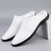 T Men'S Muller Shoes Spring And Summer Low-Top Feet Cowhide Surface Flat-Bottomed Lazy Leather Shoes Casual Shoes Single Shoes