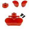 10Pcs Chicken Waterer Hanging Farm Tools Easy to Install Small Size Water Cups for Quail Chicks Poultry Supplies Backyard Goose