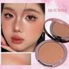 Chacha & Co Watercolor Satin Blusher Powder Cheek Cool Tone Warm Tone Pink Peach Coral Dried Rose Blush 1 Pcs 06 Brown