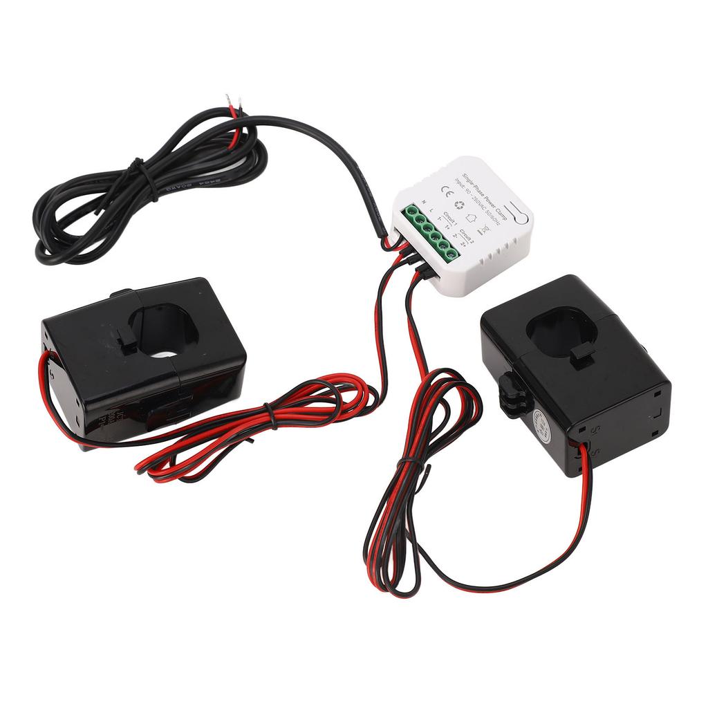 Smart Energy Meter APP Monitoring Power Electricity Monitor with 2x200A Current Transformer AC90‑250V