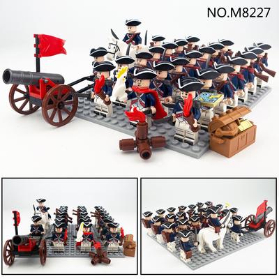 24 pcs Figurines de Soldats de la Marine Royale Européenne de l'époque Napoléonienne Jouets Blocs de Construction