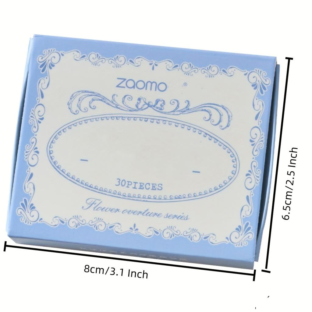 30pcs/box Vintage Embossed Note Cards with Floral & Geometric Designs - Textured Green Paper for Journaling, Scrapbooking