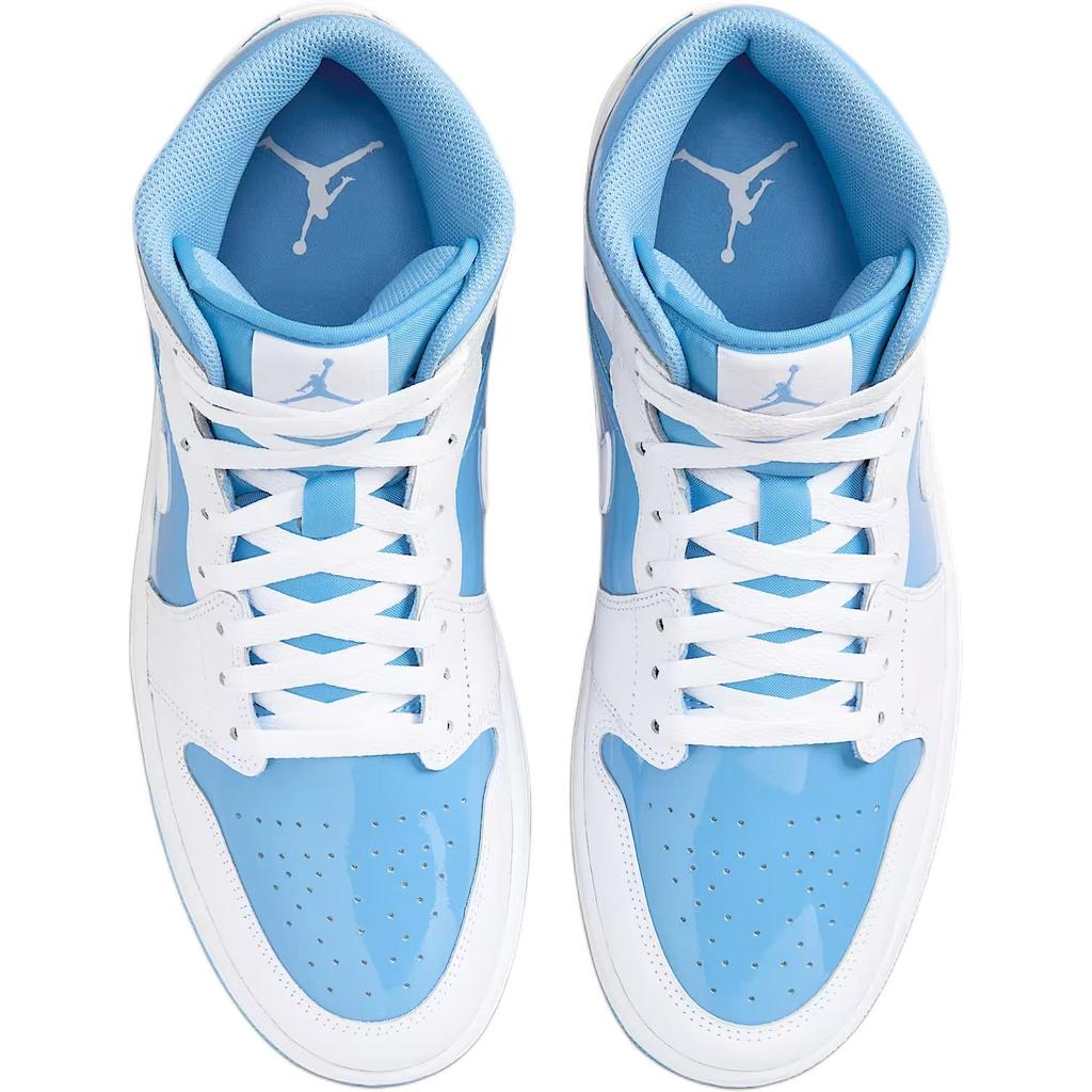 Jordan Air 1 Mid Se Basketbalové tréninkové boty Dětské tenisky Modrá Bílá EZ2142-114_20250522105320