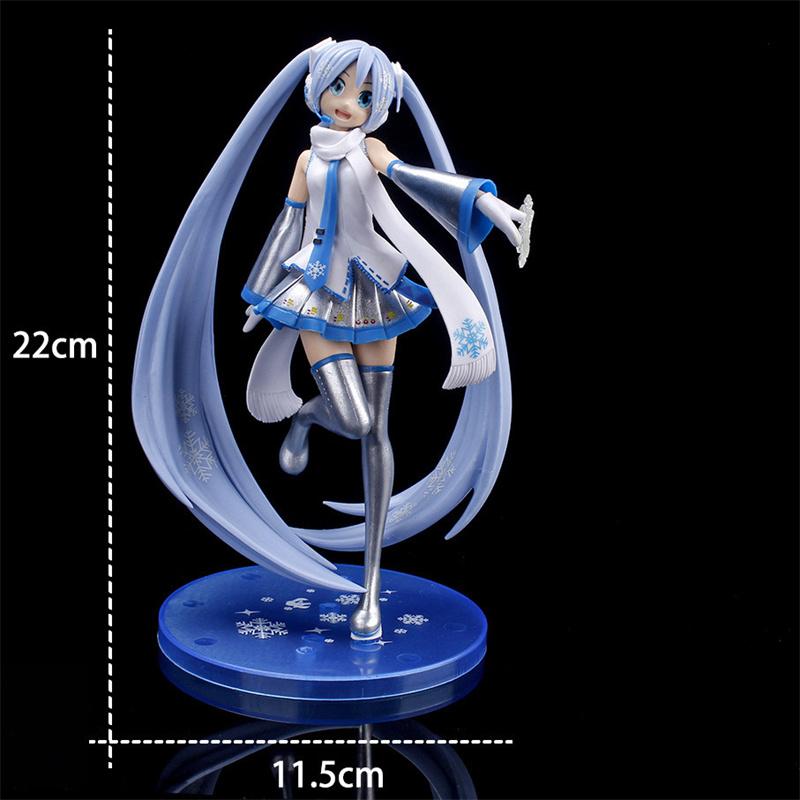 New Anime Figure Hatsune Miku Cinderella Wonderland Long Hair Princess Kawaii Virtual Singe  Model Collecting Toys