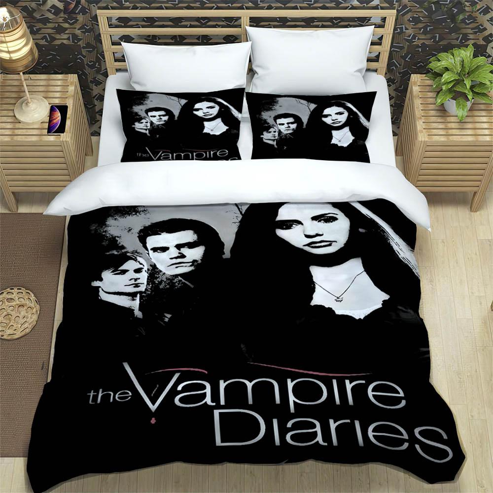 3D Damon Salvatore Printed Bedding Sets Exquisite Bed Supplies Set Duvet Cover Comforter Set Bedding Set Luxury Birthday Gift