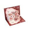 Paper Popup Cards Rose Flower 3D Popup Greetings Card Birthday Cards Wedding Valentines Day Mother Day Cards for Mom