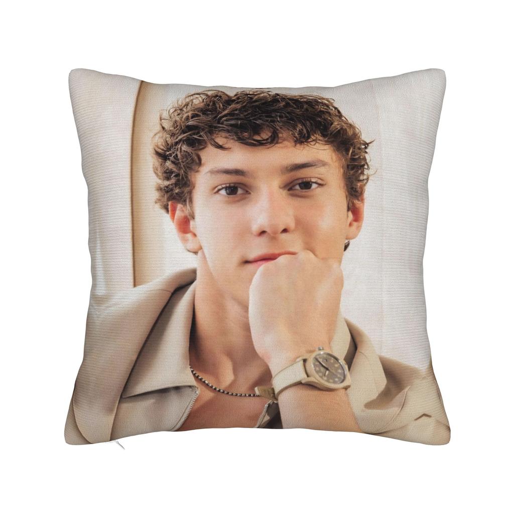 Andrea Kimi Antonelli Driver Square Pillow Cases Cushion Cover Creative Zipper Decorative Pillowcase for Car xcm