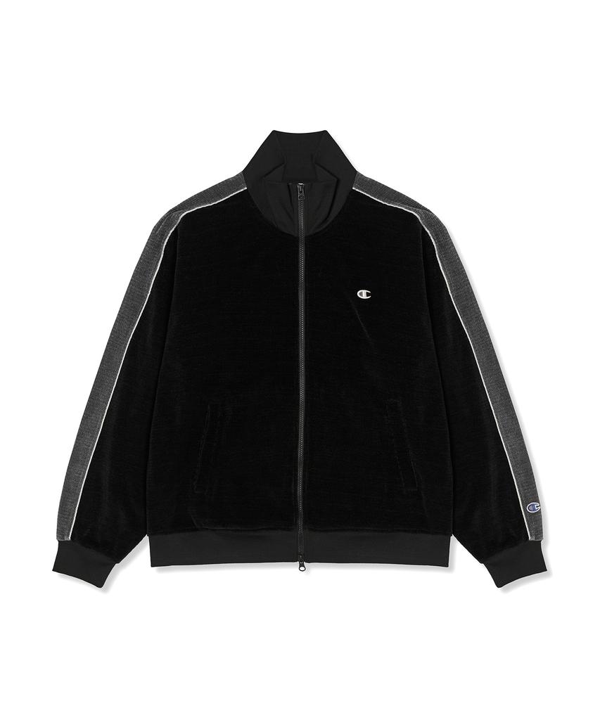 CHAMPION Velour Track Jacket Black