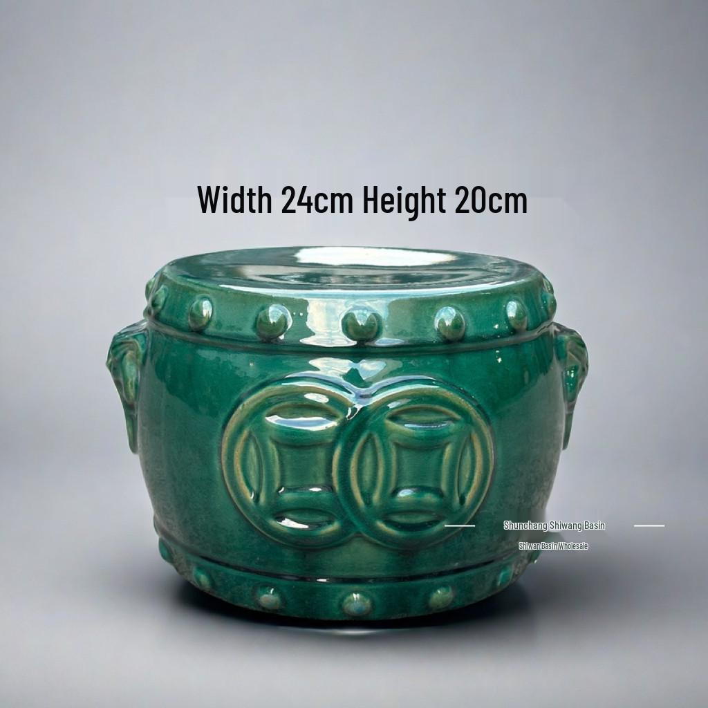 

Античная глазурованная подставка для цветов и бонсай Terracotta