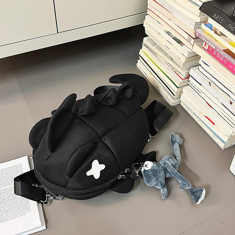 Shark Backpack Boys Niche Design Sense Non-Collision Light Travel Backpack Small Creative Personality Women